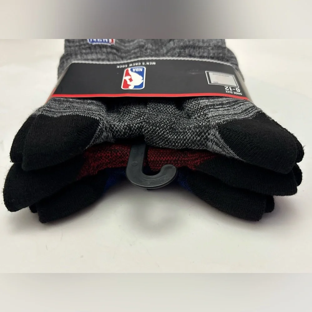NBA Men's Basketball Cushioned Crew Socks